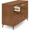 imageDelta Children Essex 6 Drawer Dresser BlackNaturalChestnut