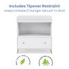 imageDelta Children Essex Convertible Changing Table with Drawer Bianca WhiteNaturalBianca WhiteNatural