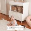 imageDelta Children Essex Convertible Changing Table with Drawer Bianca WhiteNaturalBianca WhiteNatural