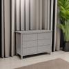 imageDelta Children Haven 6 Drawer Dresser WhiteGrey