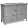 imageDelta Children Haven 6 Drawer Dresser WhiteGrey