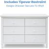 imageDelta Children Haven 6 Drawer Dresser WhiteWhite