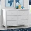 imageDelta Children Haven 6 Drawer Dresser WhiteWhite