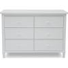 imageDelta Children Haven 6 Drawer Dresser WhiteWhite