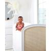 imageDelta Children Madeline 4in1 Convertible Crib  Woven Cane Mesh Panels Includes Conversion Rails Greenguard Gold Certified Bianca WhiteTextured AlmondBianca WhiteTextured Almond