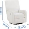 imageDelta Children Nest Nursery Swivel Recliner  Fabric is GREENGUARD Gold Certified and OekoTEX Standard 100  Upholstered in a Unique Chenille Yarn for Blanket Like Softness FogOyster
