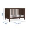 imageDelta Children Ollie 4in1 Convertible Crib  Greenguard Gold Certified Bianca WhiteWalnut Espresso