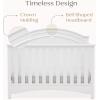 imageDelta Children Perry 6in1 Convertible Crib  Greenguard Gold Certified Bianca WhiteBianca White