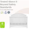 imageDelta Children Perry 6in1 Convertible Crib  Greenguard Gold Certified Bianca WhiteBianca White