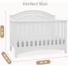 imageDelta Children Perry 6in1 Convertible Crib  Greenguard Gold Certified Bianca WhiteBianca White