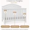 imageDelta Children Perry 6in1 Convertible Crib  Greenguard Gold Certified Bianca WhiteBianca White