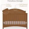 imageDelta Children Perry 6in1 Convertible Crib  Greenguard Gold Certified Bianca WhiteChestnut