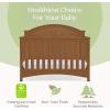 imageDelta Children Perry 6in1 Convertible Crib  Greenguard Gold Certified Bianca WhiteChestnut
