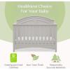 imageDelta Children Perry 6in1 Convertible Crib  Greenguard Gold Certified Bianca WhiteMoonstruck Grey