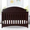 imageDelta Children Perry 6in1 Convertible Crib  Greenguard Gold Certified Bianca WhiteWalnut Espresso