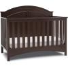 imageDelta Children Perry 6in1 Convertible Crib  Greenguard Gold Certified Bianca WhiteWalnut Espresso