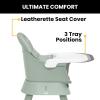imageJeep Milestone 6in1 High Chair by Delta Children  High Chair Converts to Stool Booster Seat Toddler Chair Activity Table and Desk and Chair Sage Green
