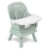 imageJeep Milestone 6in1 High Chair by Delta Children  High Chair Converts to Stool Booster Seat Toddler Chair Activity Table and Desk and Chair Sage Green