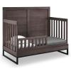 imageSimmons Kids Foundry 6in1 Convertible Baby Crib Rustic Grey with Matte BlackRustic Grey With Matte Black