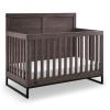 imageSimmons Kids Foundry 6in1 Convertible Baby Crib Rustic Grey with Matte BlackRustic Grey With Matte Black
