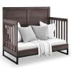 imageSimmons Kids Foundry 6in1 Convertible Baby Crib Rustic Grey with Matte BlackRustic Grey With Matte Black