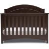 imageDelta Children Perry 6in1 Convertible Crib  Greenguard Gold Certified Bianca WhiteWalnut Espresso
