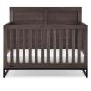 imageSimmons Kids Foundry 6in1 Convertible Baby Crib Rustic Grey with Matte BlackRustic Grey With Matte Black