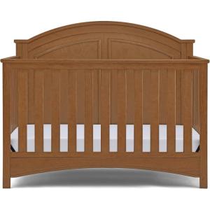 imageDelta Children Perry 6in1 Convertible Crib  Greenguard Gold Certified Bianca WhiteChestnut