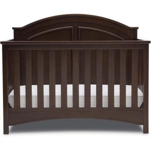 imageDelta Children Perry 6in1 Convertible Crib  Greenguard Gold Certified Bianca WhiteWalnut Espresso
