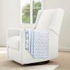 imageDelta Children 100 Cotton Muslin Baby Receiving Blankets for Girls and Boys  47x47 Inches Pack of 2 Blue BotanicalsBlue Botanicals