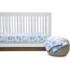 imageDelta Children 100 Cotton Muslin Baby Receiving Blankets for Girls and Boys  47x47 Inches Pack of 2 Blue BotanicalsBlue Botanicals
