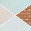 imageDelta Children 100 Cotton Muslin Baby Receiving Blankets for Girls and Boys  47x47 Inches Pack of 2 Blue BotanicalsNeutral Boho