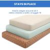 imageDelta Children 100 Cotton Muslin Baby Receiving Blankets for Girls and Boys  47x47 Inches Pack of 2 Blue BotanicalsNeutral Boho