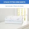 imageDelta Children 100 Cotton Muslin Baby Receiving Blankets for Girls and Boys  47x47 Inches Pack of 2 Blue BotanicalsSea Life