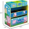 imageDelta Children 6Bin Toy Storage Organizer Peppa Pig