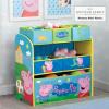 imageDelta Children 6Bin Toy Storage Organizer Peppa Pig