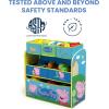 imageDelta Children 6Bin Toy Storage Organizer Peppa Pig