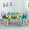 imageDelta Children Kids Table and Chair Set With Storage 2 Chairs Included  Ideal for Arts ampamp Crafts Snack Time Homeschooling Homework ampamp More Peppa Pig