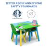 imageDelta Children Kids Table and Chair Set With Storage 2 Chairs Included  Ideal for Arts ampamp Crafts Snack Time Homeschooling Homework ampamp More Peppa Pig