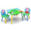 imageDelta Children Kids Table and Chair Set With Storage 2 Chairs Included  Ideal for Arts ampamp Crafts Snack Time Homeschooling Homework ampamp More Peppa Pig