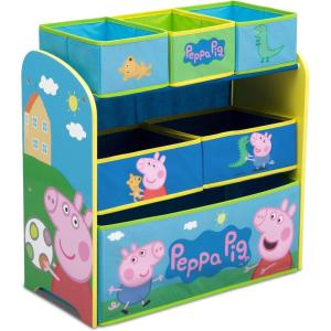 imageDelta Children 6Bin Toy Storage Organizer Peppa Pig