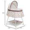 imageDelta Children Deluxe Sweet Beginnings Bedside Bassinet  Portable Crib with Lights and Sounds Falling LeavesFalling Leaves