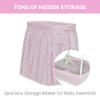 imageDelta Children Flora Gliding Bassinet Pink Roses
