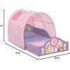 imageDelta Children Nick Jr PAW Patrol Sleep and Play Toddler Bed with Tent RedPrincess