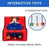 imageDisney Mickey Mouse Sit N Play Portable Activity Seat for Babies by Delta Children  Floor Seat for Infants 175x21x14 Inch Pack of 1Mickey Mouse