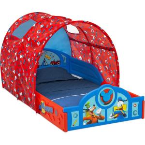 imageDelta Children Nick Jr PAW Patrol Sleep and Play Toddler Bed with Tent RedMickey Mouse