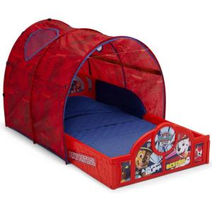 imageDelta Children Nick Jr PAW Patrol Sleep and Play Toddler Bed with Tent RedPaw Patrol