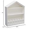 imageSerta Happy Home Storage Bookcase  Ideal for Books Decor Homeschooling ampamp More Bianca White