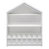 imageSerta Happy Home Storage Bookcase  Ideal for Books Decor Homeschooling ampamp More Bianca White