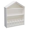 imageSerta Happy Home Storage Bookcase  Ideal for Books Decor Homeschooling ampamp More Bianca White